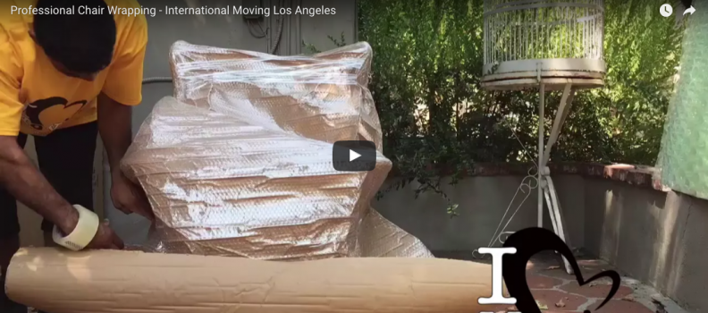 Video: Professional Chair Wrapping – International Moving Los Angeles